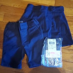Bundle Uniform set ..skirt-4t (NWT)....pants-3T...
